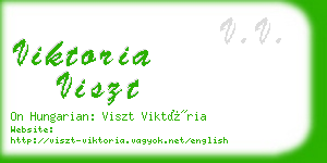 viktoria viszt business card